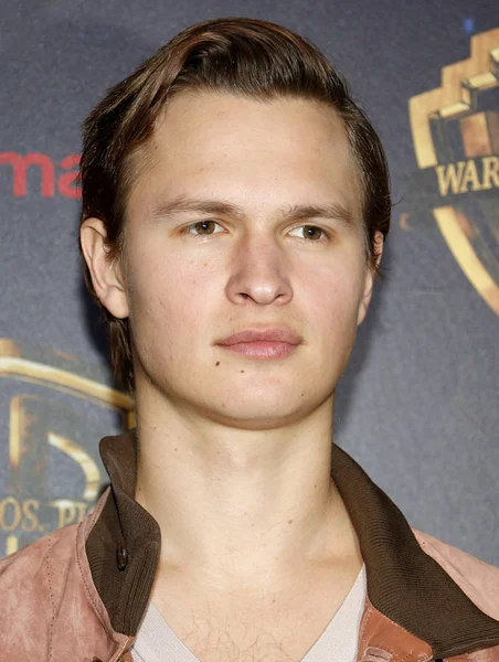 Attore Ansel Elgort Cinemacon 2019 Warner Bros Pictures Big Picture — Foto Stock