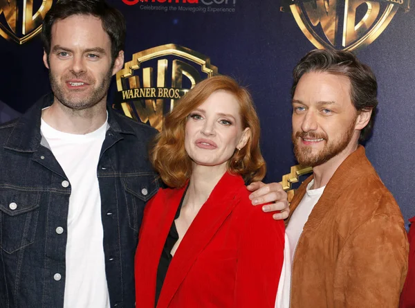 Μπιλ Χέιντερ Jessica Chastain Και James Mcavoy Στο Cinemacon 2019 — Φωτογραφία Αρχείου