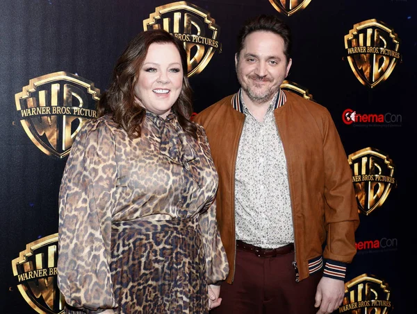 Ben Falcone Melissa Mccarthy 2019 Cinemacon Warner Bros Pictures Big — Stockfoto