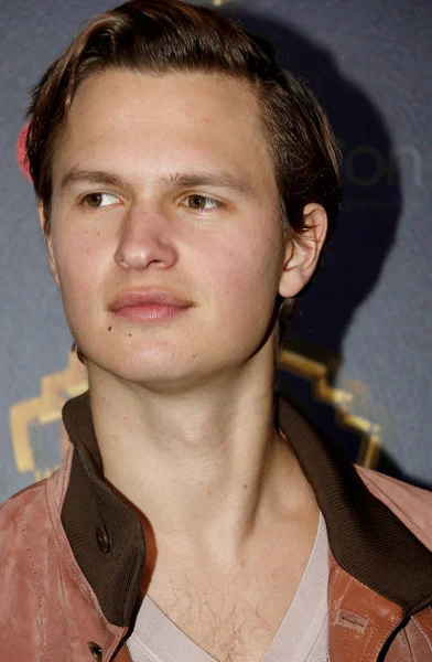 Ator Ansel Elgort 2019 Cinemacon Warner Bros Pictures Big Picture — Fotografia de Stock