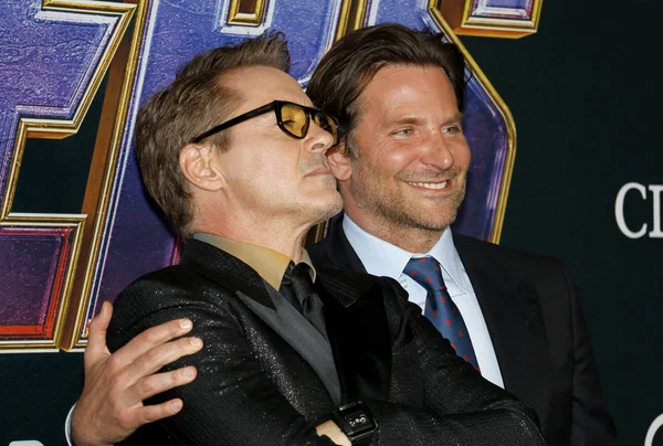 Robert Downey Jr. e Bradley Cooper — Foto Stock