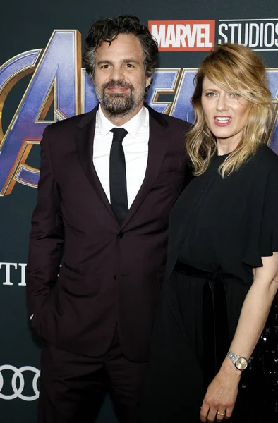 Sunrise Coigney Mark Ruffalo Estréia Mundial Avengers Endgame Realizada Convention — Fotografia de Stock