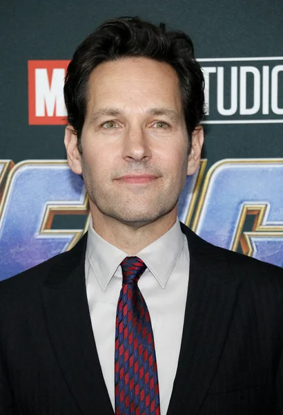 Actor Paul Rudd World Premiere Avengers Endgame Held Convention Center — Stock Photo, Image