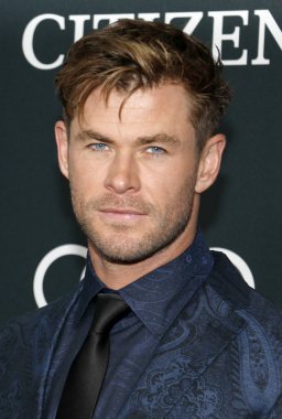 aktör Chris Hemsworth 22 Nisan 2019 tarihinde Los Angeles, ABD'deki La Convention Center'da düzenlenen 'Avengers: Endgame'in Dünya prömiyerinde.