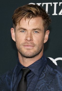 aktör Chris Hemsworth 22 Nisan 2019 tarihinde Los Angeles, ABD'deki La Convention Center'da düzenlenen 'Avengers: Endgame'in Dünya prömiyerinde.