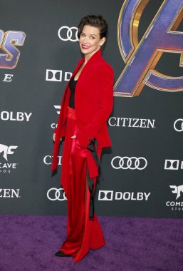 aktris Evangeline Lilly 22 Nisan 2019'da Abd'nin Los Angeles kentindeki La Convention Center'da düzenlenen 'Avengers: Endgame'in Dünya prömiyerinde.