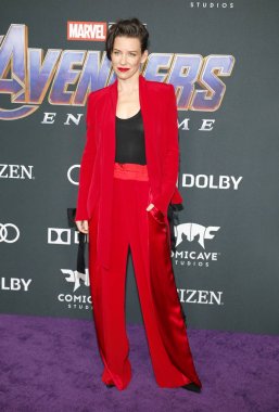 aktris Evangeline Lilly 22 Nisan 2019'da Abd'nin Los Angeles kentindeki La Convention Center'da düzenlenen 'Avengers: Endgame'in Dünya prömiyerinde.