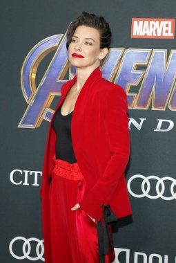 aktris Evangeline Lilly 22 Nisan 2019'da Abd'nin Los Angeles kentindeki La Convention Center'da düzenlenen 'Avengers: Endgame'in Dünya prömiyerinde.
