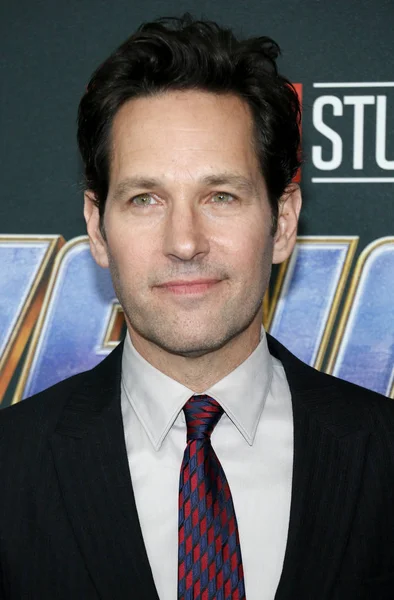 Actor Paul Rudd World Premiere Avengers Endgame Held Convention Center — Stock Photo, Image