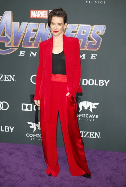 aktris Evangeline Lilly 22 Nisan 2019'da Abd'nin Los Angeles kentindeki La Convention Center'da düzenlenen 'Avengers: Endgame'in Dünya prömiyerinde.