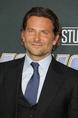 aktör Bradley Cooper 22 Nisan 2019'da Los Angeles, ABD'deki La Convention Center'da düzenlenen 'Avengers: Endgame'in Dünya prömiyerinde.