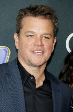 aktör Matt Damon 22 Nisan 2019 tarihinde Los Angeles, ABD'deki La Convention Center'da düzenlenen 'Avengers: Endgame'in Dünya prömiyerinde.