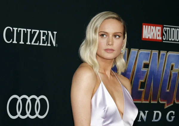 Actress Brie Larson World Premiere Avengers Endgame Held Convention Center — Stock Photo, Image