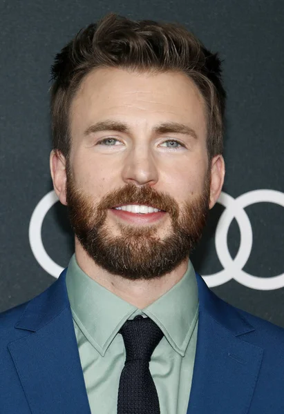 Herec Chris Evans Světové Premiéře Mstitelů Endgame Pořádaných Convention Center — Stock fotografie