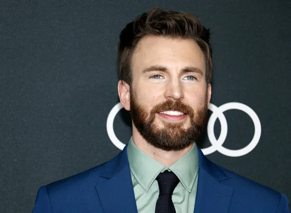 Herec Chris Evans Světové Premiéře Mstitelů Endgame Pořádaných Convention Center — Stock fotografie