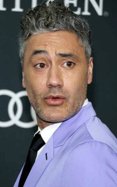 Filmmaker Taika Waititi Tijdens Wereldpremière Van Avengers Endgame Gehouden Het — Stockfoto