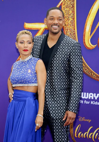 Smith Jada Pinkett Smith Estreno Los Ángeles Aladdin Celebrado Teatro — Foto de Stock