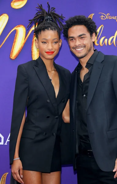 Trey Smith Willow Smith Estreno Los Ángeles Aladdin Celebrado Teatro — Foto de Stock