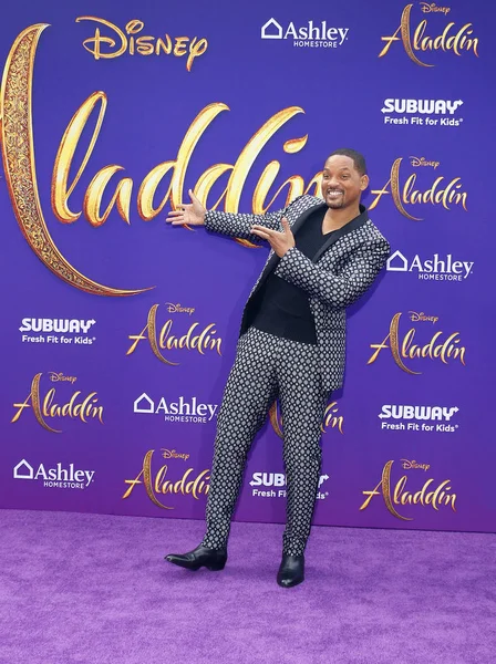 Actor Smith Estreno Los Ángeles Aladdin Celebrado Teatro Capitan Hollywood — Foto de Stock