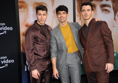 Kevin Jonas, Joe Jonas ve Nick Jonas, Amazon Prime Video'nun 'Chasing Happiness' adlı filminin galasında Westwood, ABD'deki Regency Bruin Tiyatrosu'nda 3 Haziran 2019'da yapıldı..
