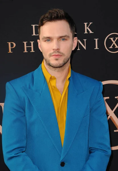 Actor Nicholas Hoult Los Angeles Premiere Dark Phoenix Held Tcl — Stock Photo, Image