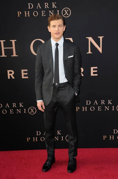 Aktor Tye Sheridan Los Angeles Premiera Dark Phoenix Odbyło Się — Zdjęcie stockowe