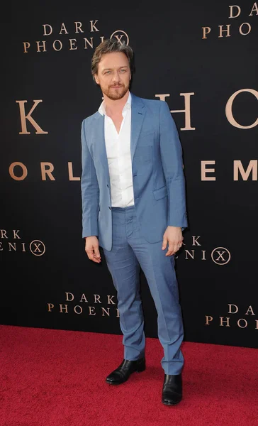 Actor James Mcavoy Los Angeles Premiere Dark Phoenix Held Tcl — Stock Photo, Image