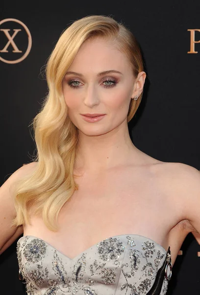 Herečka Sophie Turner Los Angeles Premiéře Dark Phoenix Držená Čínském — Stock fotografie