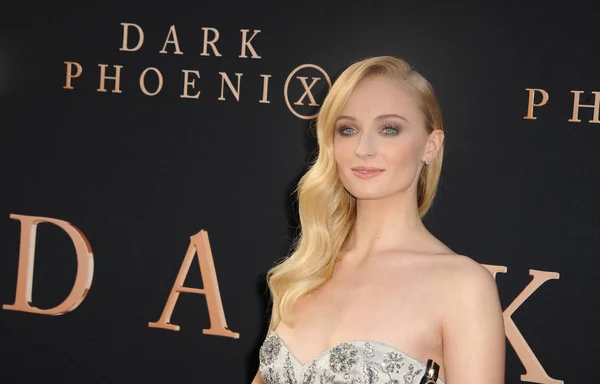 Actriz Sophie Turner Estreno Los Ángeles Dark Phoenix Celebrada Tcl —  Fotos de Stock