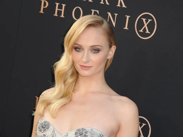 Actriz Sophie Turner Estreno Los Ángeles Dark Phoenix Celebrada Tcl —  Fotos de Stock