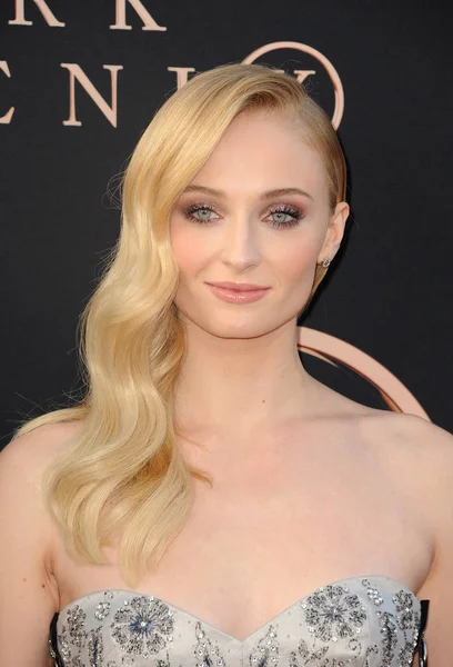 Actriz Sophie Turner Estreno Los Ángeles Dark Phoenix Celebrada Tcl — Foto de Stock