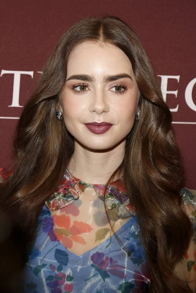 Actress Lily Collins Les Miserables Photo Call Held Linwood Dunn — Stock Photo, Image