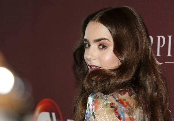 Actress Lily Collins Les Miserables Photo Call Held Linwood Dunn — Stock Photo, Image