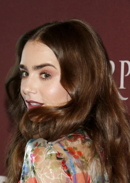 Actress Lily Collins Les Miserables Photo Call Held Linwood Dunn — Stock Photo, Image