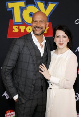 Keegan-Michael Key ve Elisa Key 11 Haziran 2019'da Abd'nin Hollywood'daki El Capitan Tiyatrosu'nda düzenlenen 'Oyuncak Hikayesi 4'ün dünya prömiyerinde.
