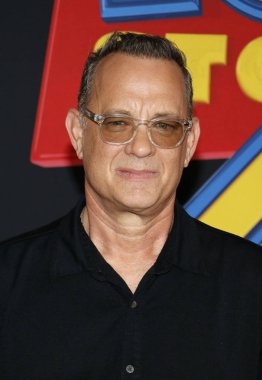 aktör Tom Hanks 11 Haziran 2019'da Hollywood, ABD'deki El Capitan Tiyatrosu'nda düzenlenen 'Oyuncak Hikayesi 4'ün Dünya prömiyerinde.