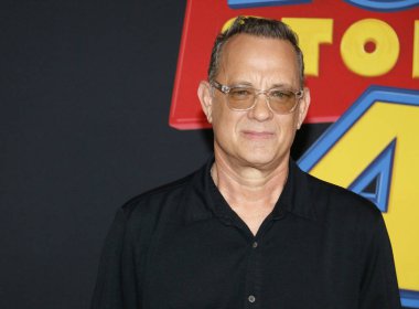 aktör Tom Hanks 11 Haziran 2019'da Hollywood, ABD'deki El Capitan Tiyatrosu'nda düzenlenen 'Oyuncak Hikayesi 4'ün Dünya prömiyerinde.