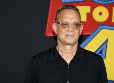 aktör Tom Hanks 11 Haziran 2019'da Hollywood, ABD'deki El Capitan Tiyatrosu'nda düzenlenen 'Oyuncak Hikayesi 4'ün Dünya prömiyerinde.