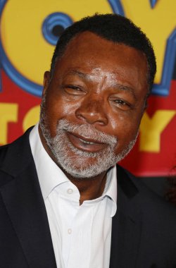 aktör Carl Weathers 11 Haziran 2019 tarihinde Hollywood,ABD'deki El Capitan Tiyatrosu'nda düzenlenen 'Oyuncak Hikayesi 4'ün Dünya prömiyerinde.