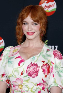 aktris Christina Hendricks 11 Haziran 2019'da Hollywood, ABD'deki El Capitan Tiyatrosu'nda düzenlenen 'Oyuncak Hikayesi 4'ün Dünya prömiyerinde.