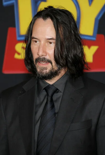 Acteur Keanu Reeves Première Mondiale Toy Story Tenue Théâtre Capitan — Photo