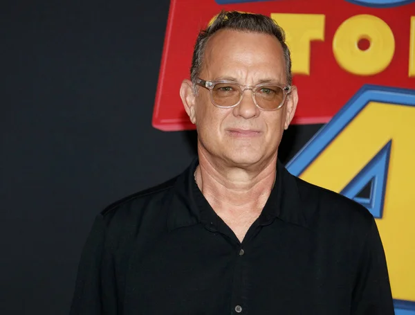 Actor Tom Hanks Estreno Mundial Toy Story Celebrado Teatro Capitan — Foto de Stock