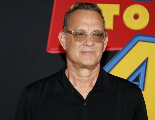 Actor Tom Hanks Estreno Mundial Toy Story Celebrado Teatro Capitan — Foto de Stock