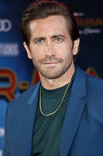 Acteur Jake Gyllenhaal Première Mondiale Spider Man Far Home Tenue — Photo