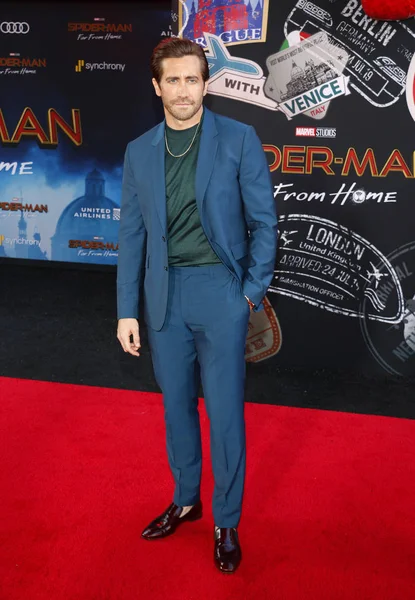 Actor Jake Gyllenhaal Estreno Mundial Spider Man Far Home Celebrado — Foto de Stock