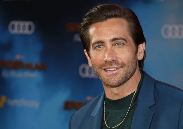 Actor Jake Gyllenhaal Estreno Mundial Spider Man Far Home Celebrado — Foto de Stock