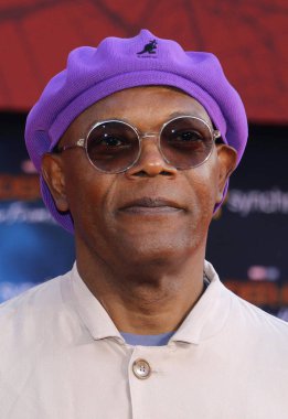 aktör Samuel L. Jackson 26 Haziran 2019 tarihinde Hollywood,Abd'deki Tcl Çin Tiyatrosu'nda düzenlenen 'Spider-Man Far From Home'un Dünya prömiyerinde.