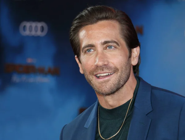 Actor Jake Gyllenhaal Estreno Mundial Spider Man Far Home Celebrado — Foto de Stock