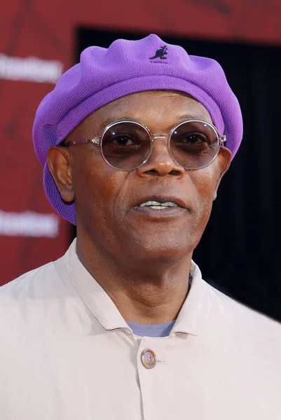 Schauspieler Samuel Jackson Bei Der Weltpremiere Von Spider Man Far — Stockfoto