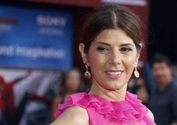 Attrice Marisa Tomei Alla Prima Mondiale Spider Man Far Home — Foto Stock